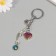 Keychain from the evil eye Metal "Little Mermaid" 9.5 cm