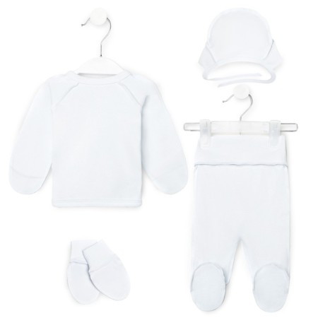 Set for discharge for girls, white color, height 56-2