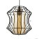 Lamp Bayerlux "Alauser" E27 40W Black 19x19x22-122 cm