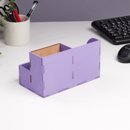 Organizer for the office "Do not complicate" 3 departments, 18.5x10x10 cm-3