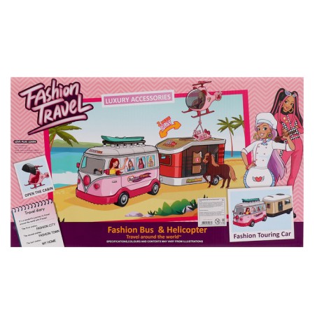 Game set "Catch the wave!" trailer with a trailer, dolls, accessories-20