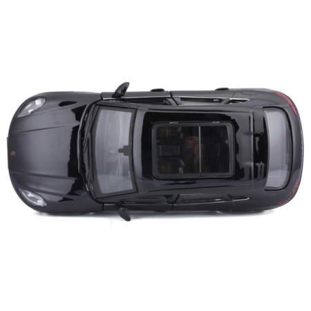 BBURAGO Porsche Macan, Die-Cast, 1:24, opening doors, black color-3