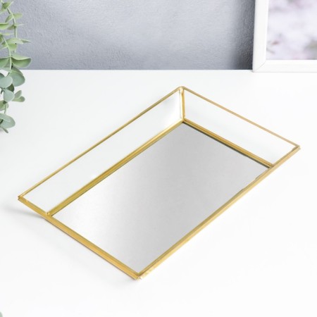 Standing interior glass with a “rectangle” mirror 3x16x24 cm-1