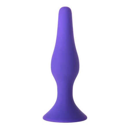Anal plug A-Toys by Toyfa, silicone, purple, 11.3 cm-6