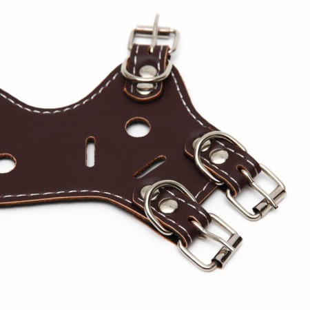 Pressed muzzle adjustable, No. 2, DN 5 cm, ohm 15-22 cm, brown-9