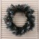 New Year wreath "Christmas snow -white" bump gold+berry 45cm