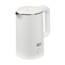 Чайник электрический GOODHELPER KPS-187C, пластик, колба металл, 1.85 л, 1500 Вт, белый