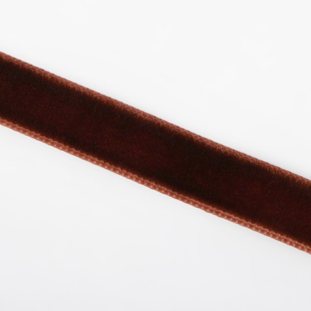 Velvet tape, 10 mm, 18 ± 1 m, brown color No. 119-2