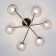 Ceiling chandelier "Henri" E14 6x60 watts