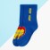 Socks for the boy "Iron Man", Avengers, 18-20 cm, blue color