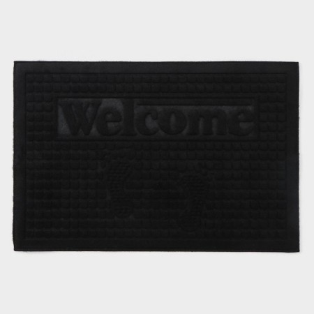 Walker -shaped mature rug without edging the “Welcome Figure”, 40 × 60 cm, color mix-5