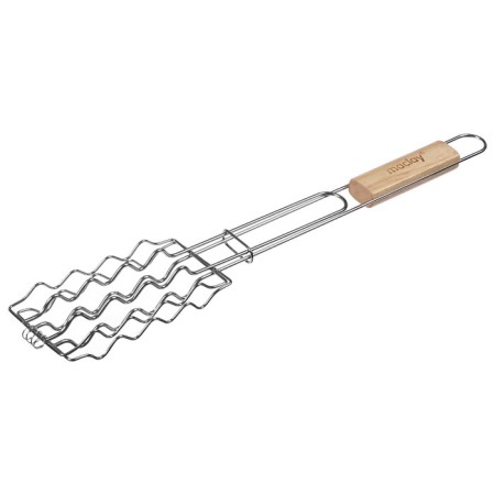 Grill grill for maclay sausages, 17x8.5 cm, stainless steel, for barbecue-7