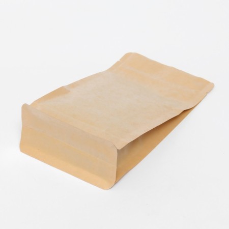Zip-Lock package Craft with a flat bottom, a rectangular window, 10 x 20 cm-3