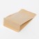 Zip-Lock package Craft with a flat bottom, a rectangular window, 10 x 20 cm
