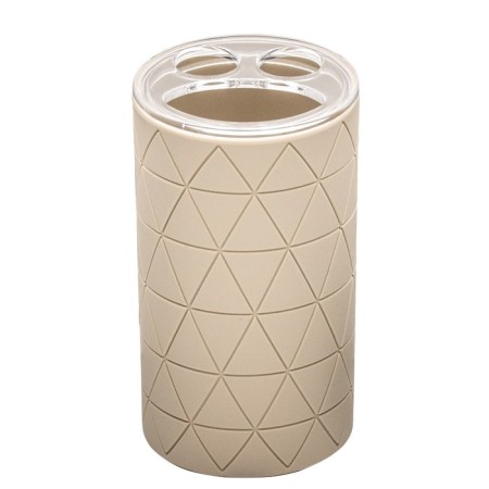 Cup for orient toothbrushes, beige color