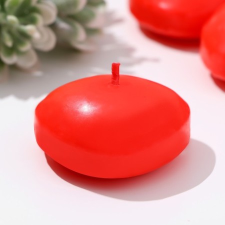 Set of candles floating "heart", 6 pcs,-2