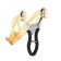 Metal slingshot "bull" in the braid