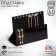 Sting for earrings for 10 pairs, 2 rows, 15.5 × 6.5 × 11.5, 2 mm in protective film, color black