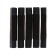 Black sauce, set 5 pieces (length65 ± 1 mm; diameter 10.5 ± 0.6 mm), in the blister