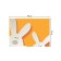 A set of napkins for setting the table "Easter hares of Naiv", rectangular, size 32x46 cm, 4 pcs