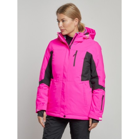Ski jacket female, size 42, pink color-4