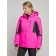 Ski jacket female, size 42, pink color