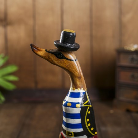 Souvenir "Duck Pirate" tree 13x9x27 cm-4