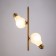 Suspended lamp Freya Fr5372PL-02BS EVIDENCE, 220x220x1500 mm, G9, 2x40W, brass color