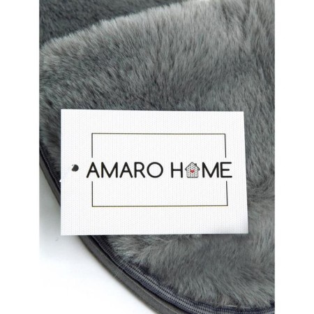 Slippers female closed nose, size 39-41, color graphite-6