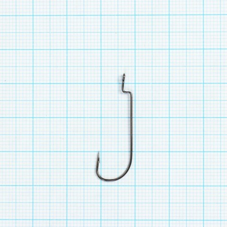 Hooks Volzhanka Worm Offset Hook No. 6, 10 pcs-1