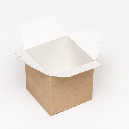 Folding craft box, square. 8 x 8 x 8 cm,-2