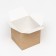 Folding craft box, square. 8 x 8 x 8 cm,