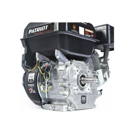 Engine Patriot XP708BH, 7 hp, 3600ob/min; tank 3.6 l, shank 20 mm, key-4