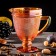 Glass Glass "Vilero", 1.1 l, gold color