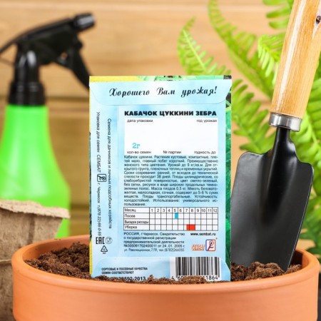 Semen zucchini zucchini "Zebra", 2-3 g-1