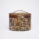 Lightning cosmetic bag, brown color