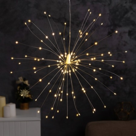 LED figure "salute", AAX4 (not in the set.), 120 LED, glow warm white