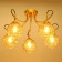 Chandelier 1109/5gd E27 40W gold 54x54x24 cm Bayerlux