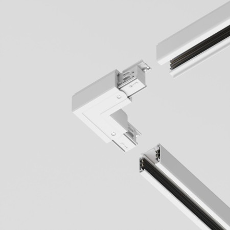 The internal corner Connector for the Technical TRA005CL-31W-R PAY STRECK system, 9.9x9.9x3.2 cm, white color-4