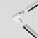 The internal corner Connector for the Technical TRA005CL-31W-R PAY STRECK system, 9.9x9.9x3.2 cm, white color