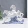 Souvenir Ceramics "Benching of Arab Hills" White with gold 16 cm