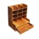 Organizer-Claus desktop DEVENTE. Academy 21 x 15 x 25.5 cm, MDF, natural, cardboard box