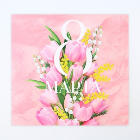 Gift set: notebook and magnetic bookmarks 2 pcs. "March 8"-14