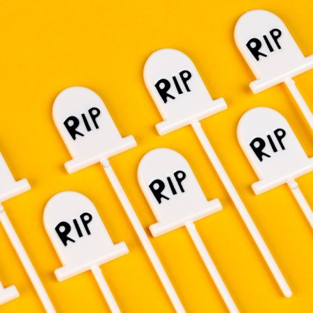 Halloween skewers, 12 pieces in a set, white color-3