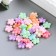 Beads for creativity plastic "Flowers. Pastel colors" set of 38 pcs 15 grams 1.3x1.3 cm