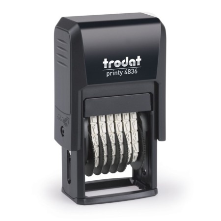 The numbering-Mini automatic Trodat Printy 4836, font height 3.8 mm, 6 discharges