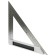 Triangular ruler Deli DL303200 104521, stainless steel, 200 mm