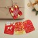 Schildik for a gift “Happiness in the New Year”, set 6 pieces, Bordeaux cell, 16 x 24 cm, New Year