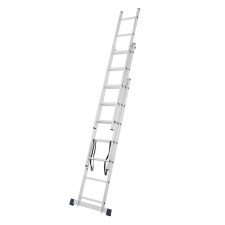Tundra staircase, three -section, aluminum, 7 steps