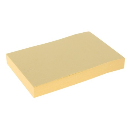 Block with a sticky edge of 51 mm x 76 mm, 100 sheets, pastel, yellow